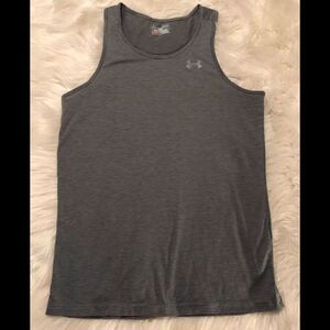 Awesome Grey Under Armour Athletic Tank Medium Excellent Condition